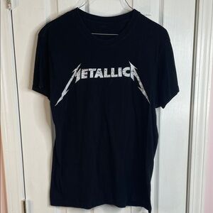 Metallica Black Logo Tee